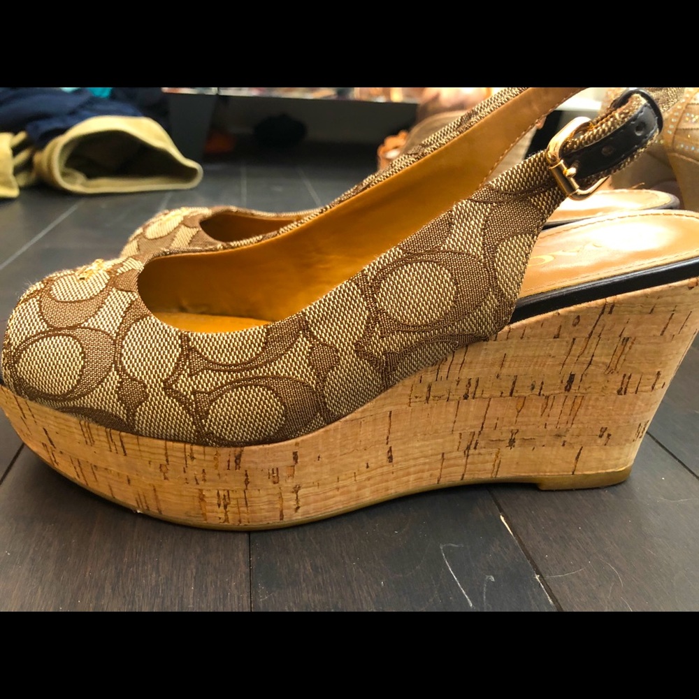 Super Cute Coach Wedge Sandals